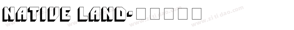 Native Land字体转换